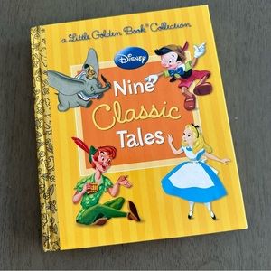 LITTLE GOLDEN BOOK Collection Disney Nine Classic Tales Book